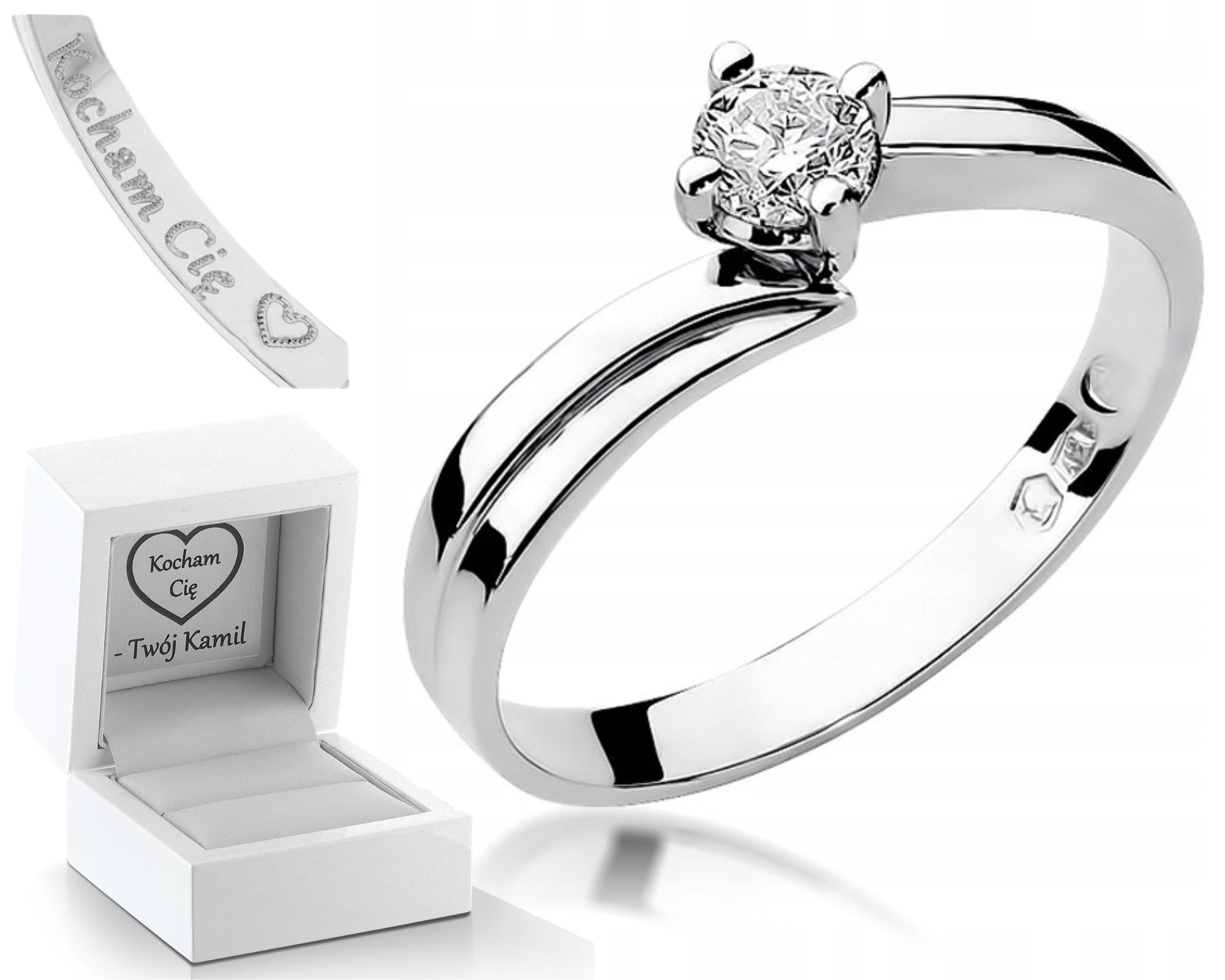 Prstýnek S Briliantem Pro Zásnuby