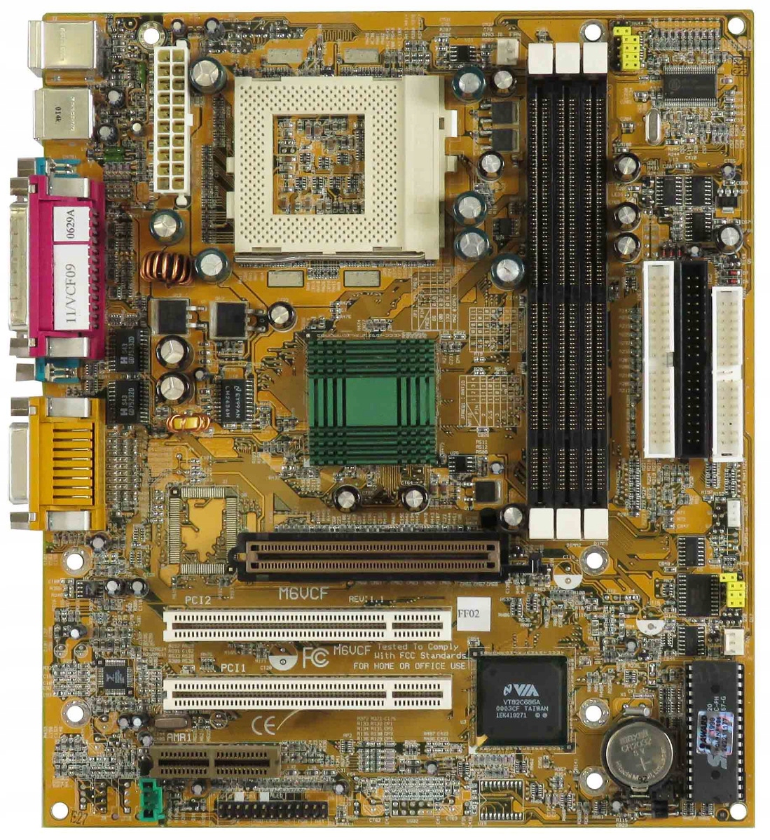 Biostar M6VCF s.370 Sdram Agp mATX