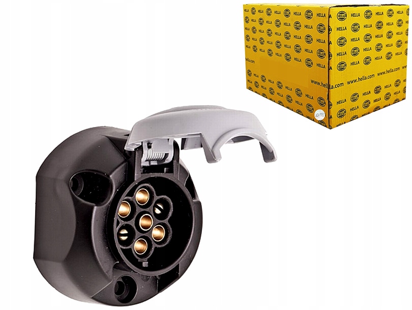 HELLA GNIAZDO WTYCZKI ILOŚĆ PINÓW ILOŚĆ PINÓW AKTYWNYCH 7 12V