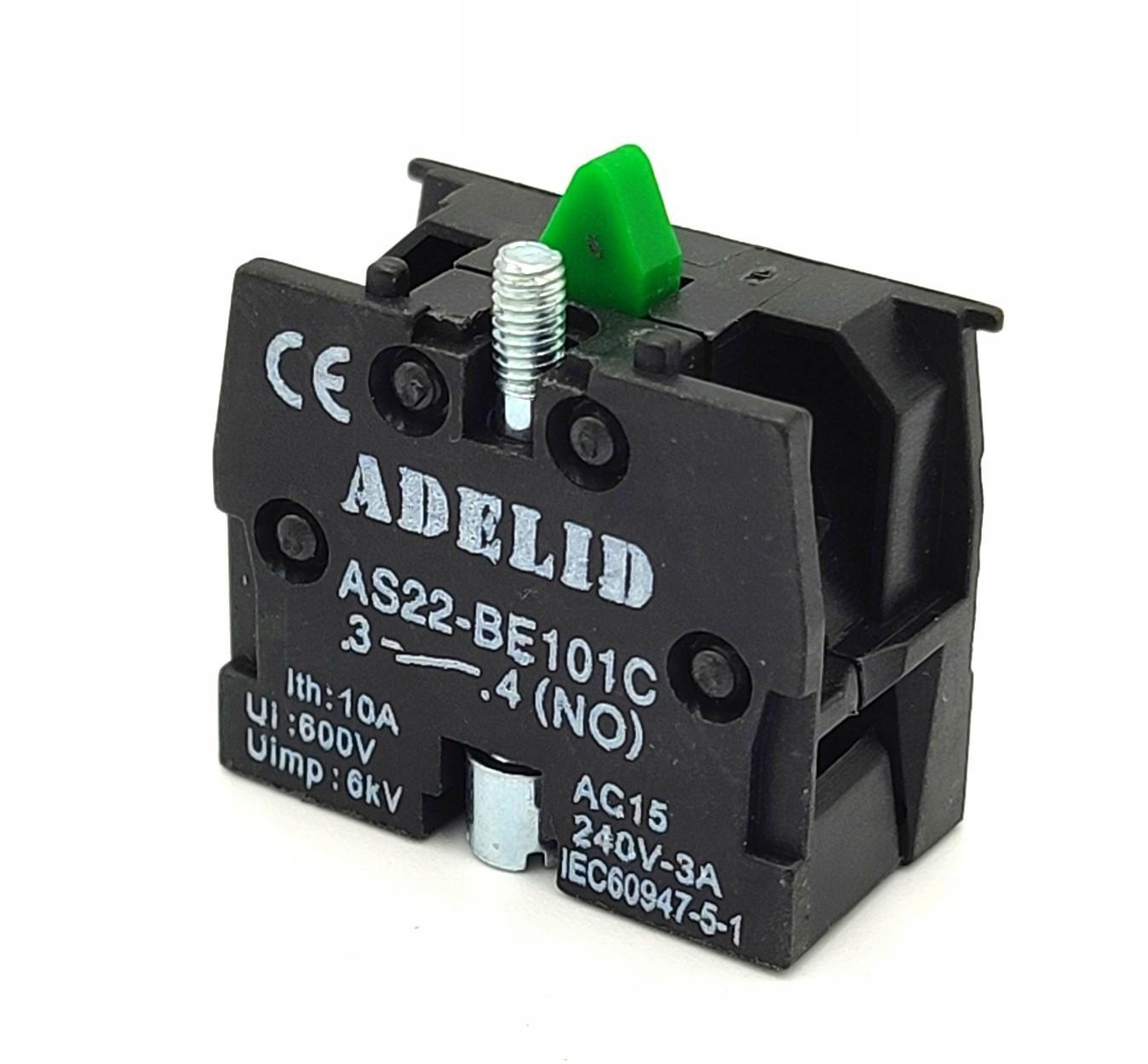 

Styk pomocniczy AS22-BE101C No 240V 3A