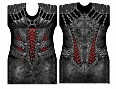 

Bluzka tunika Gothic Rock Leather Lady TD68 XXL