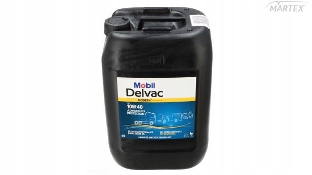 Olej Mobil Delvac M 10W40 Adv Pro 20L Low Saps; Acea E4,E6,E7,E9; Api CH-4,