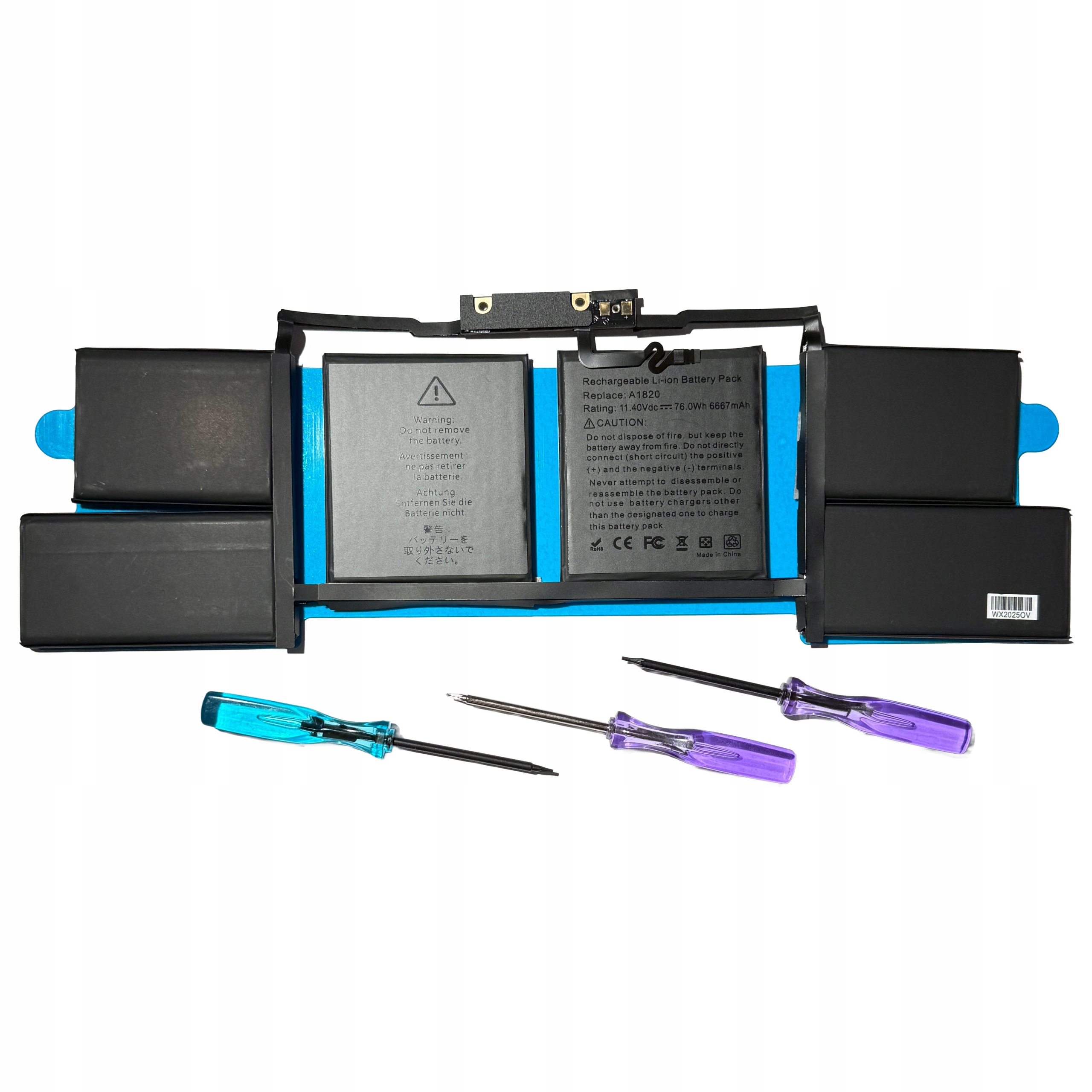 Batéria A1820 Sada pre MacBook Pro 15" A1707 (2016-2017)