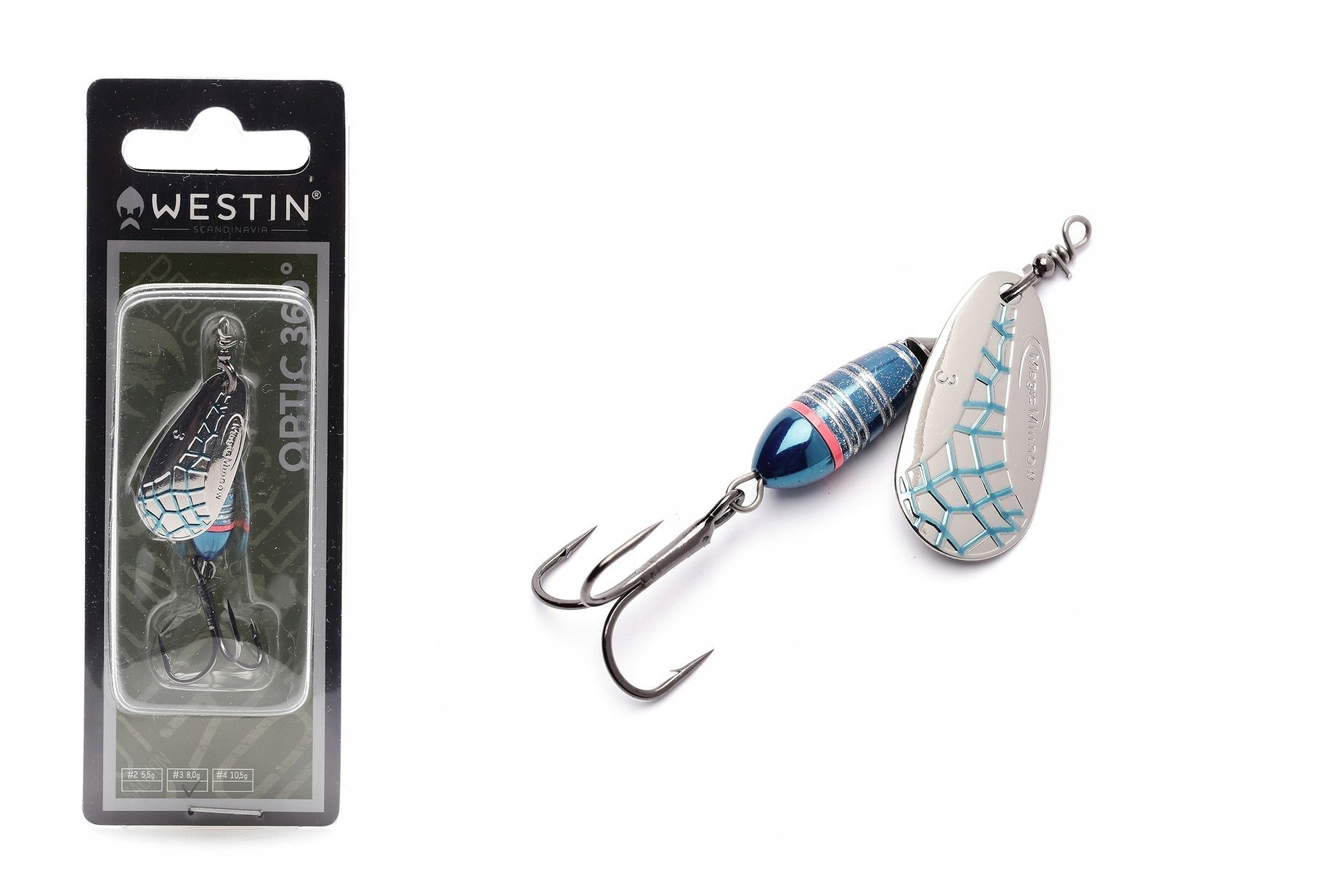 Błystka obrotowa Westin Optic 360 r. 4 10,5 g Pickled Sardine Rozmiar 4