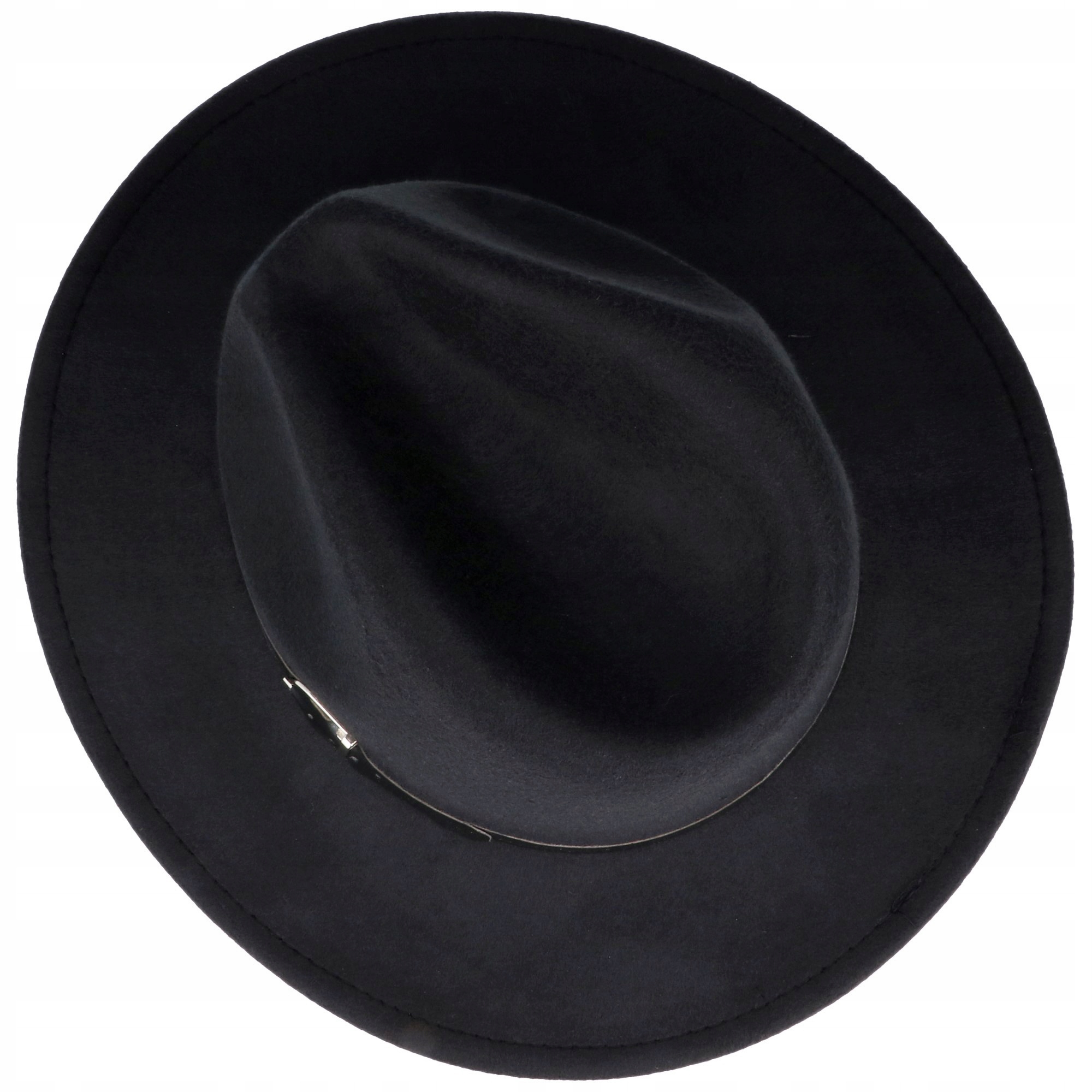 Modny kapelusz damski z falującym rondem beżowy Marka Moramo