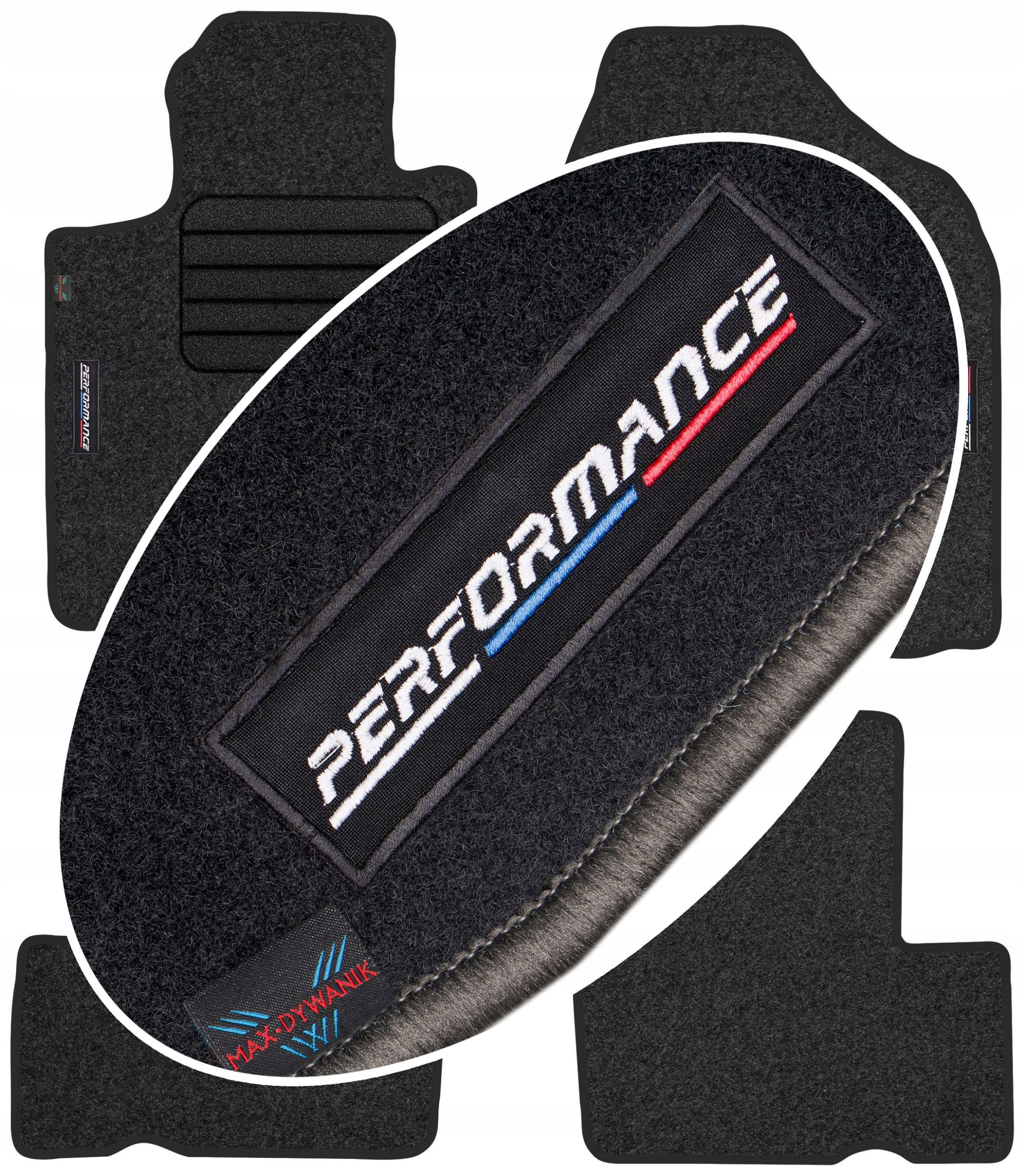 Коврики Max-Коврик велюровые 108198510126 4 el.