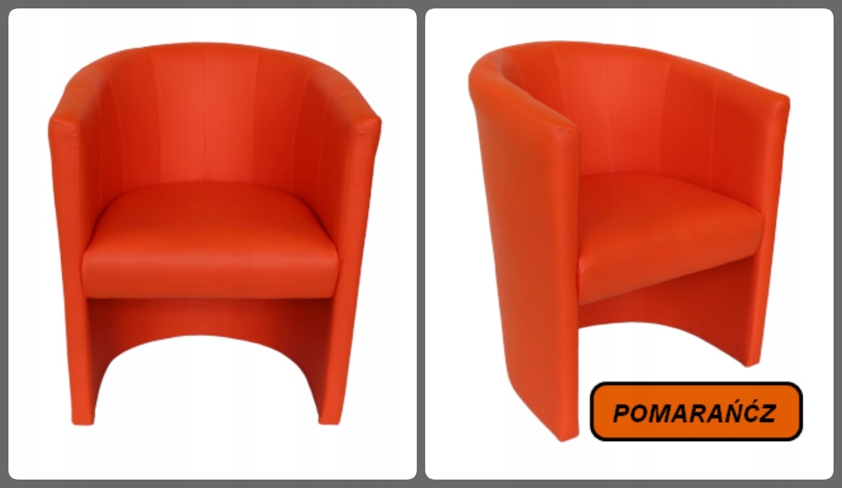 Fotel Klubowy Tomi - Skaj eko-skóra beżowy Kolor korpusu inny kolor