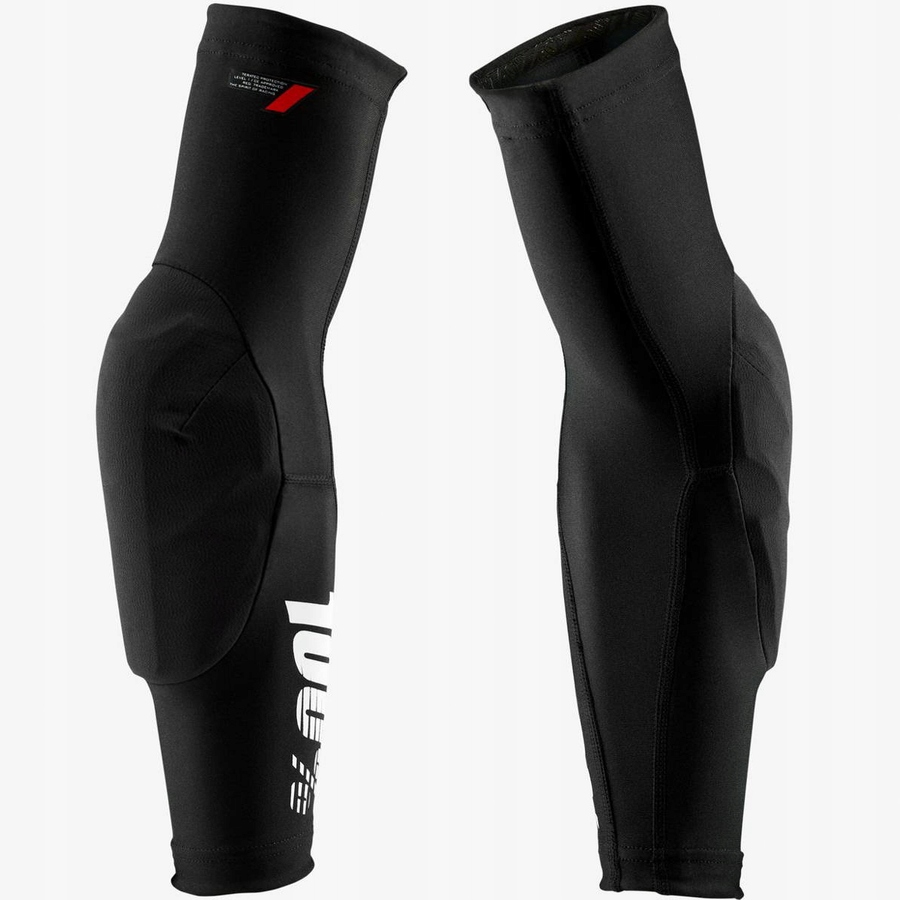 Chrániče loktů 100% TeraTec Smart Shock Úroveň 1 černé XL