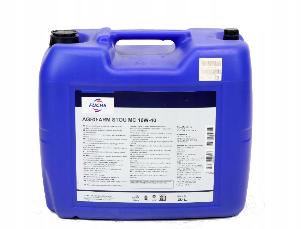 600791766 - Масло Fuchs Agrifarm STOU MC 10W40 20L