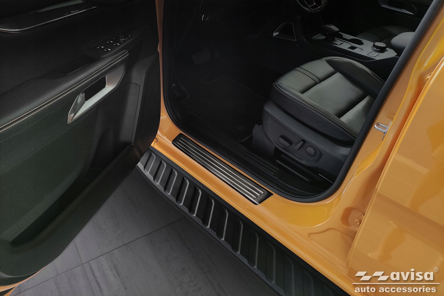 VOLKSWAGEN AMAROK II NAKŁADKI PROGOWE LISTWY NA PROGI STALOWE Producent Avisa