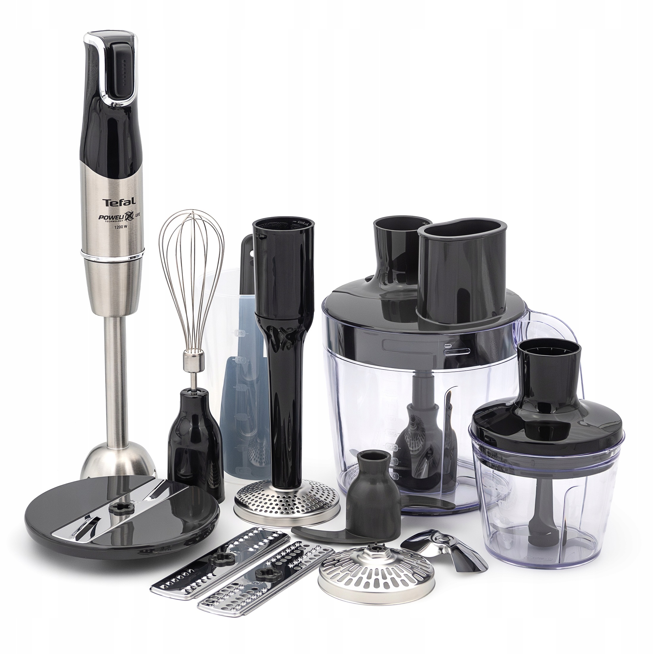 Ruční mixér Tefal Infiny Force Pro HB95LD 1200W sekáček 5v1
