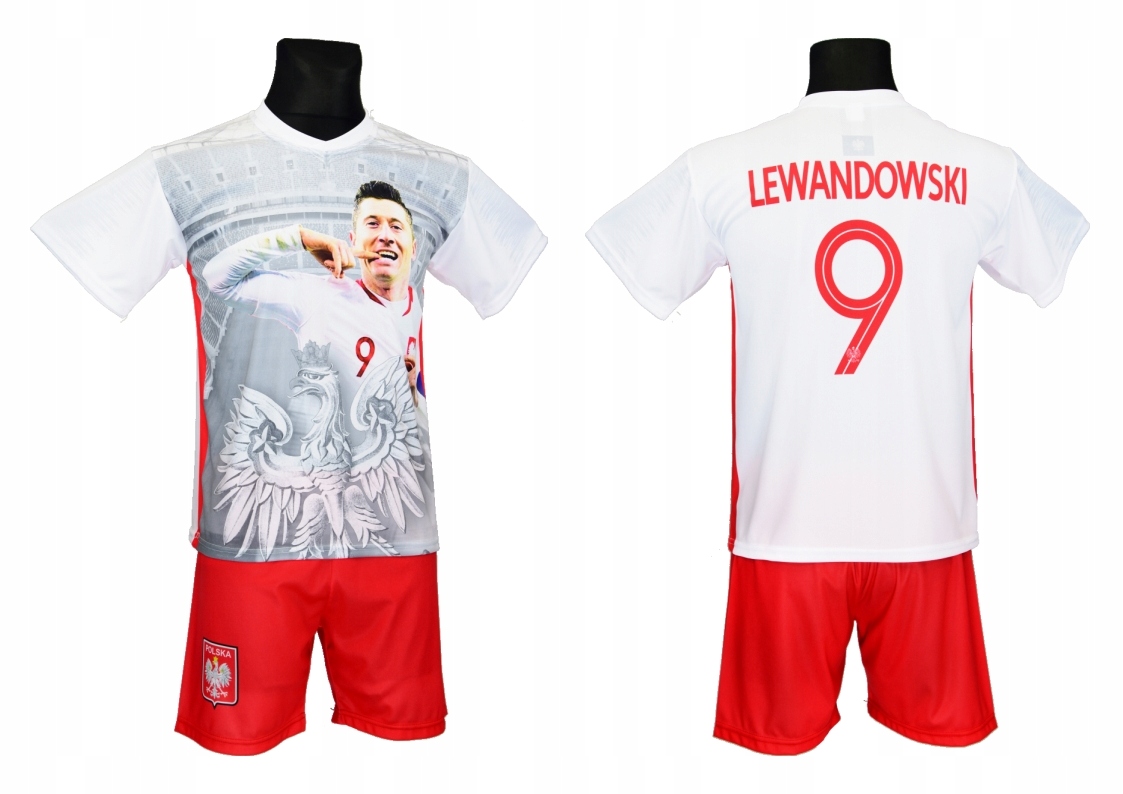 

Lewandowski strój piłkarski Foto rozmiar 134