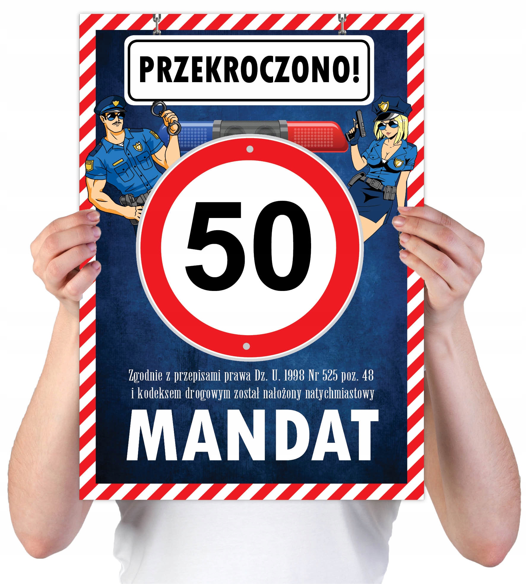 

50 Urodziny Kartka Urodzinowa Z Mandatem Na 50 Lat