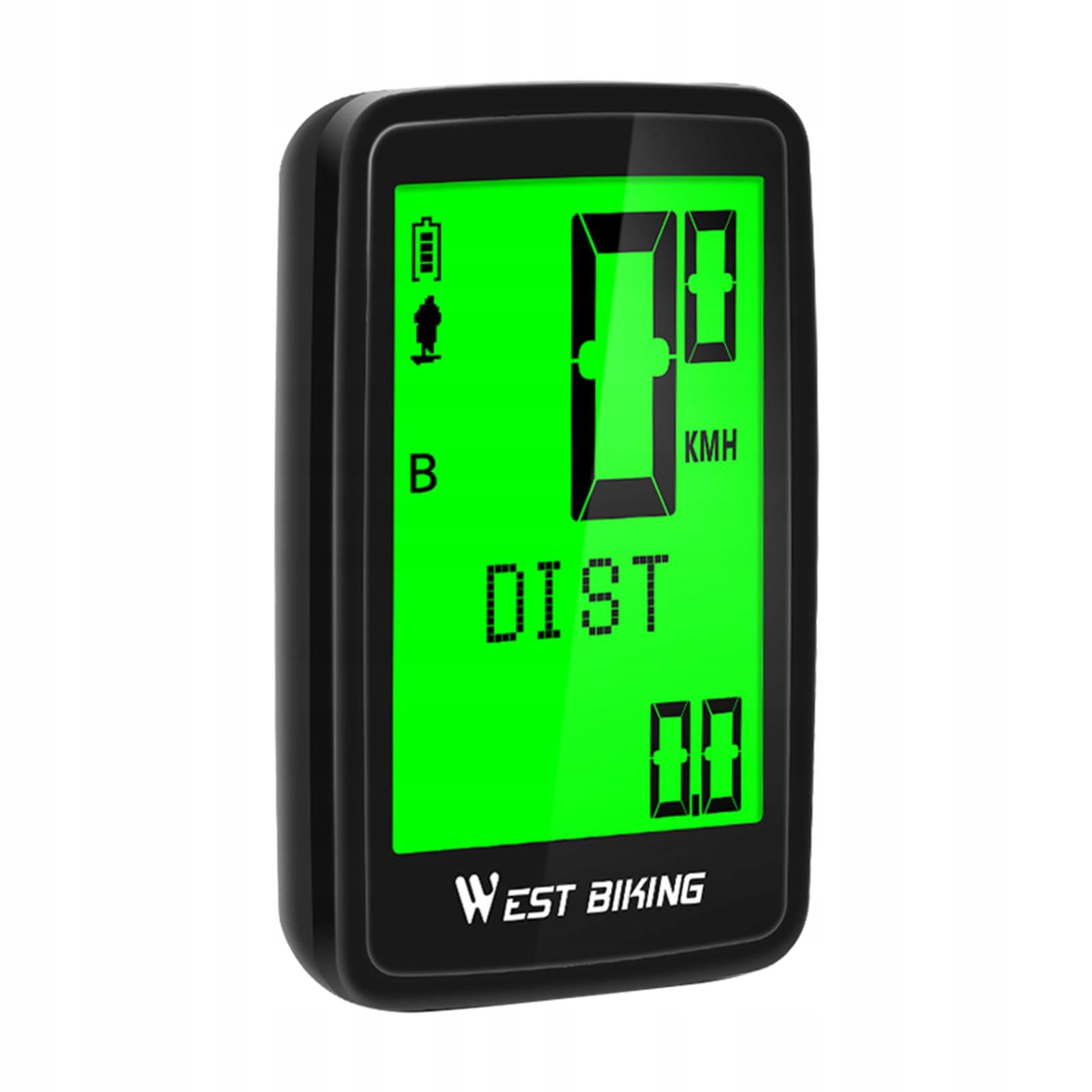 Przenośny komputer rowerowy LCD