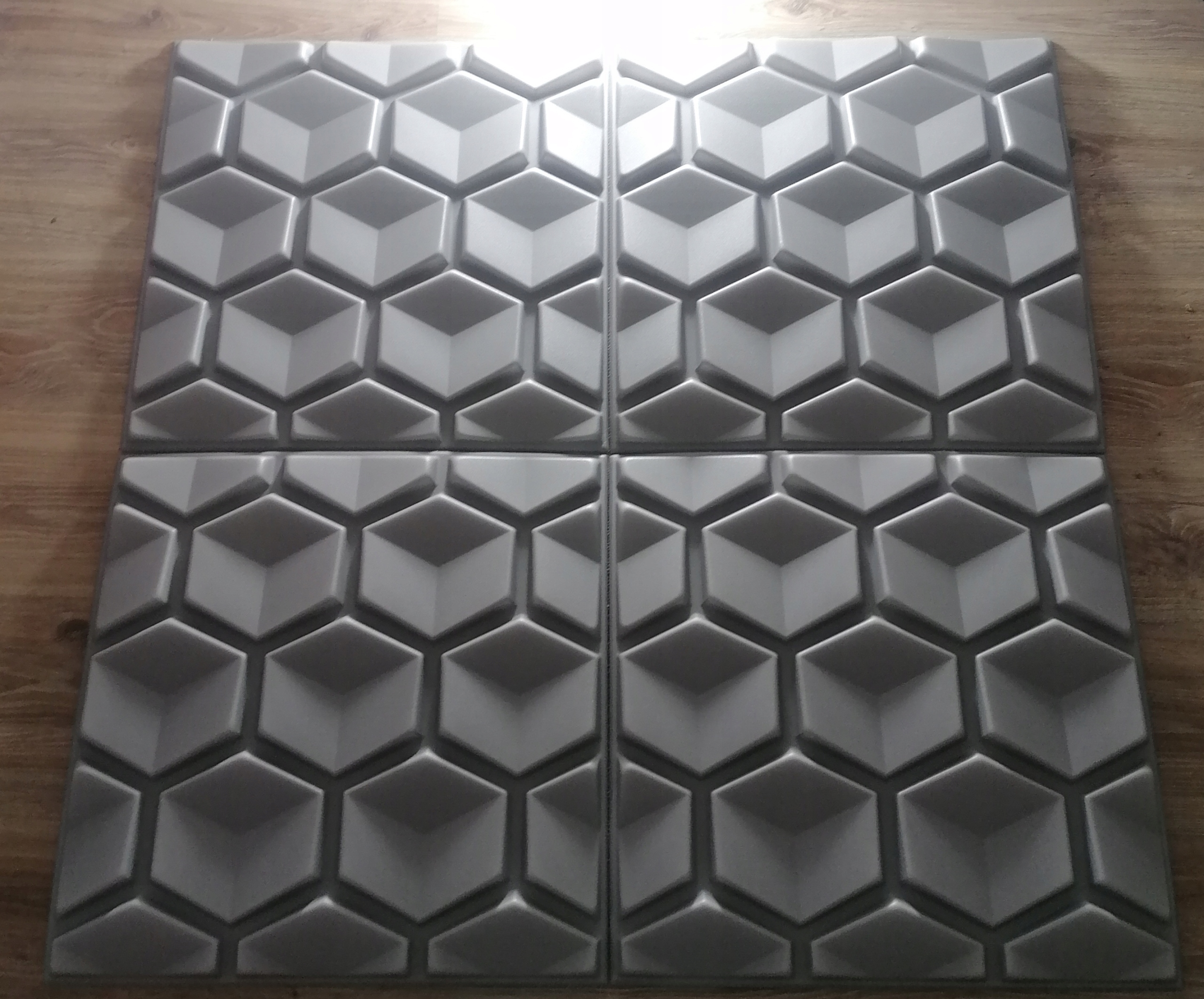 KASETONY sufitowe Dekoracja na ścianę HONEY SZARY Marka inna