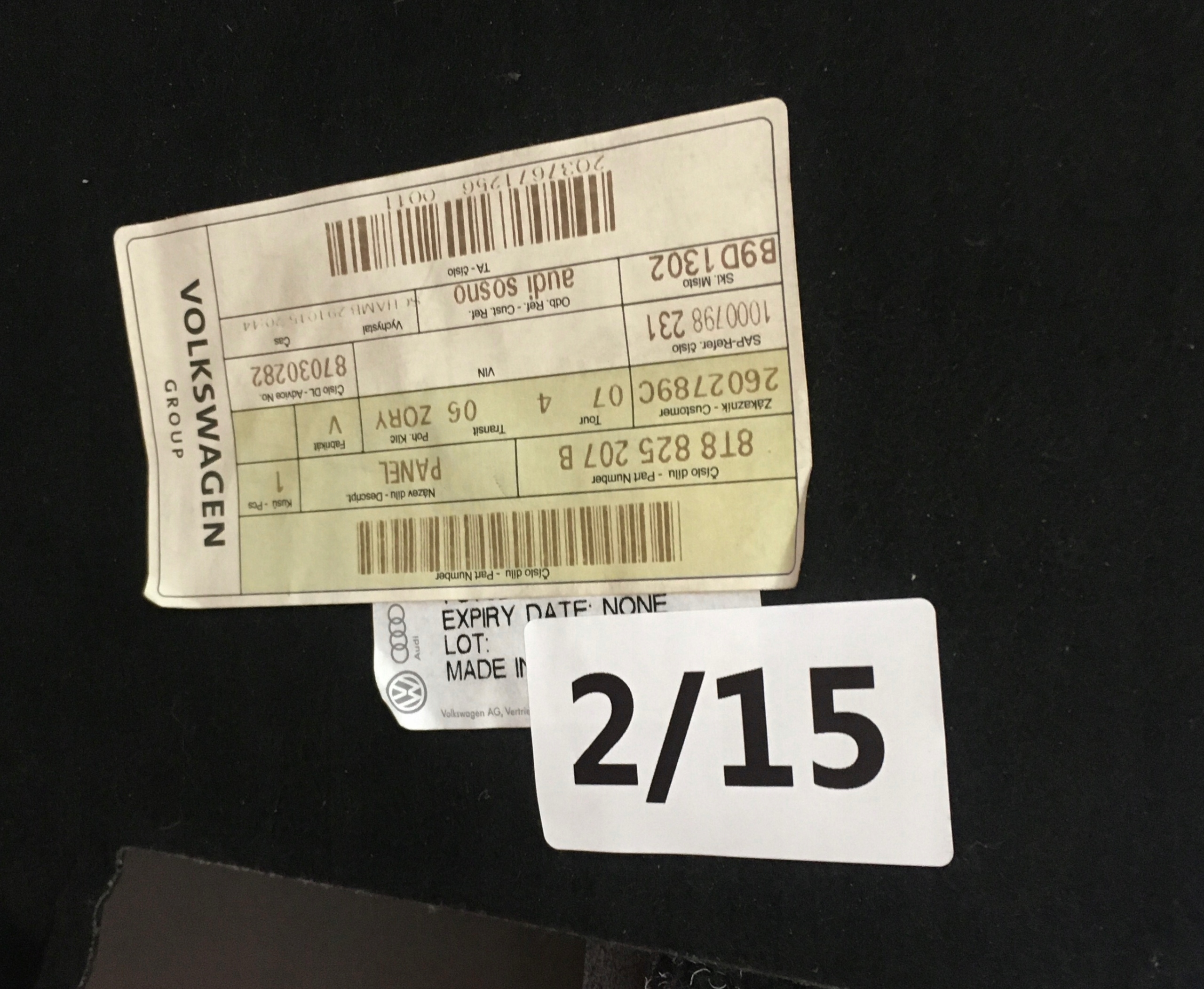 AUDI A5 S5 OSŁONA PŁYTA PODWOZIA LEWA 2012-2016r Producent części Audi OE