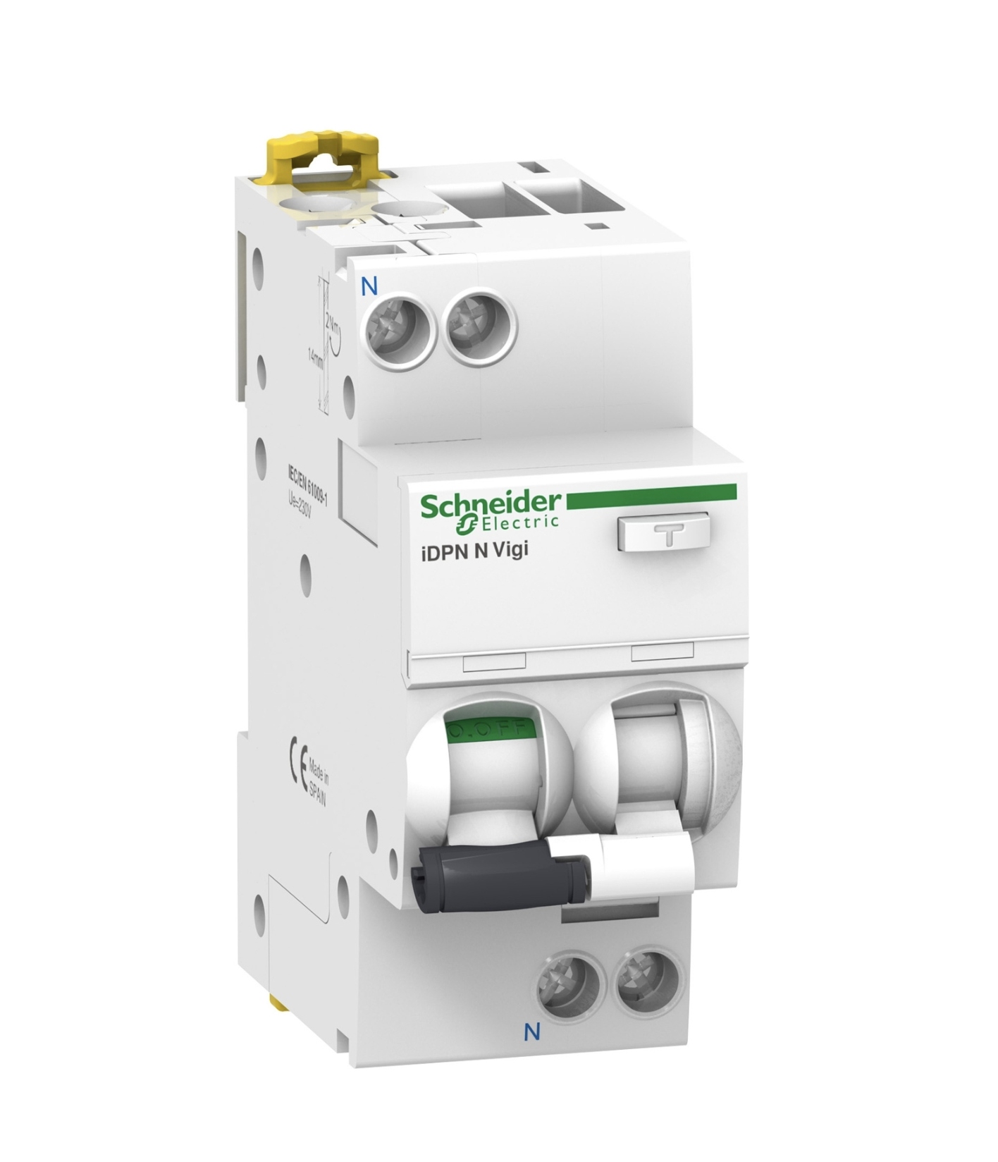 Dpn K Wyłącznik Różniconadprądowy B 10A 1P+N 30MA 2M Ac 6KA Acti 9 A9D22610