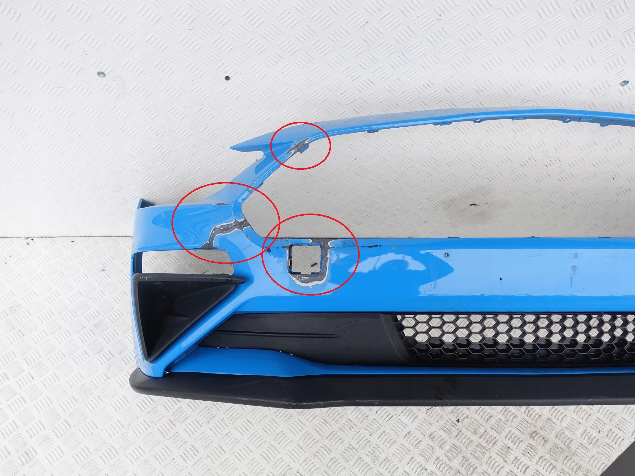 FORD MUSTANG VI 6 LIFT 17- bumper grid SPOILER