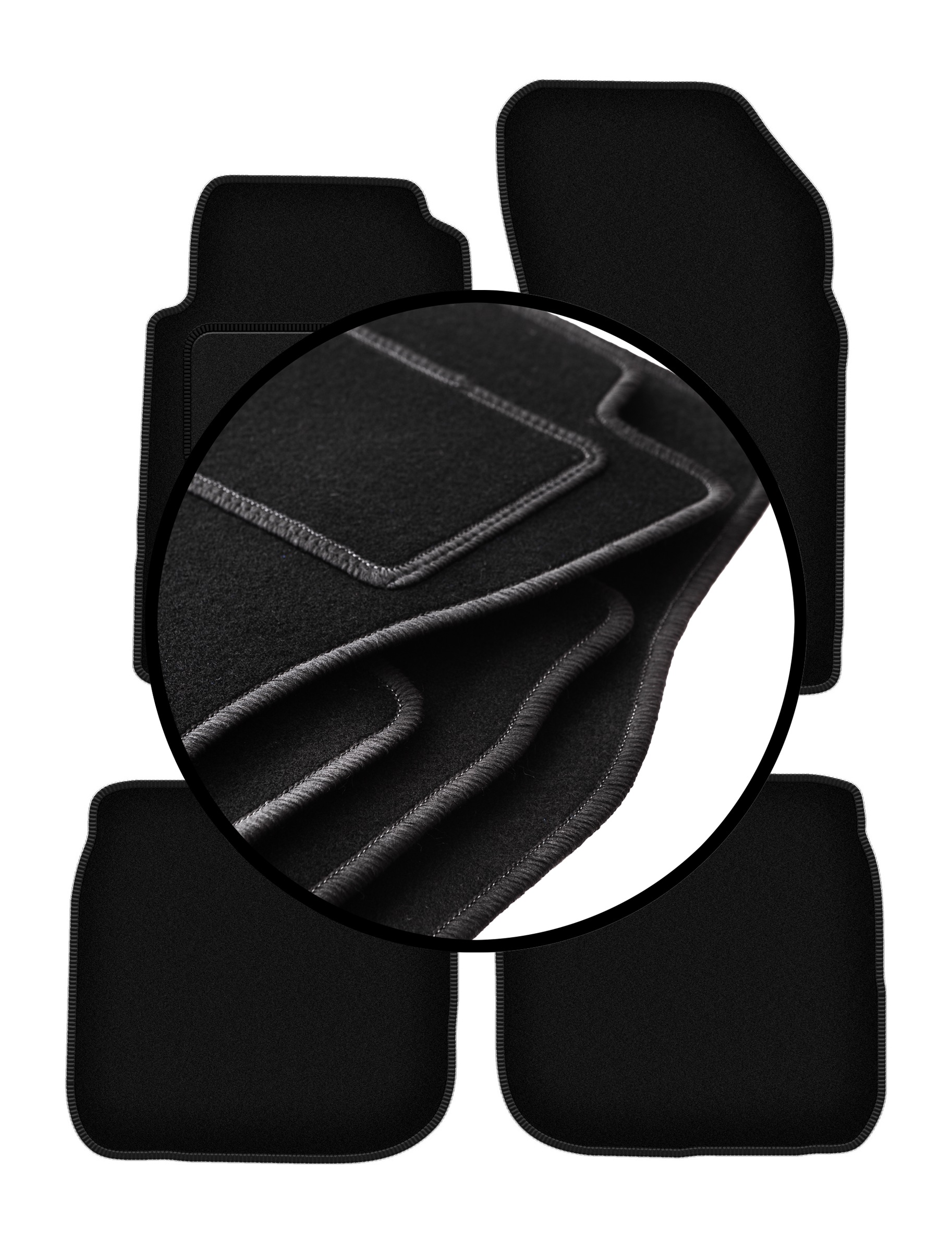 Velurové koberce komplet pro: Ford Scorpio MK2 kombi, sedan (1994-1998)