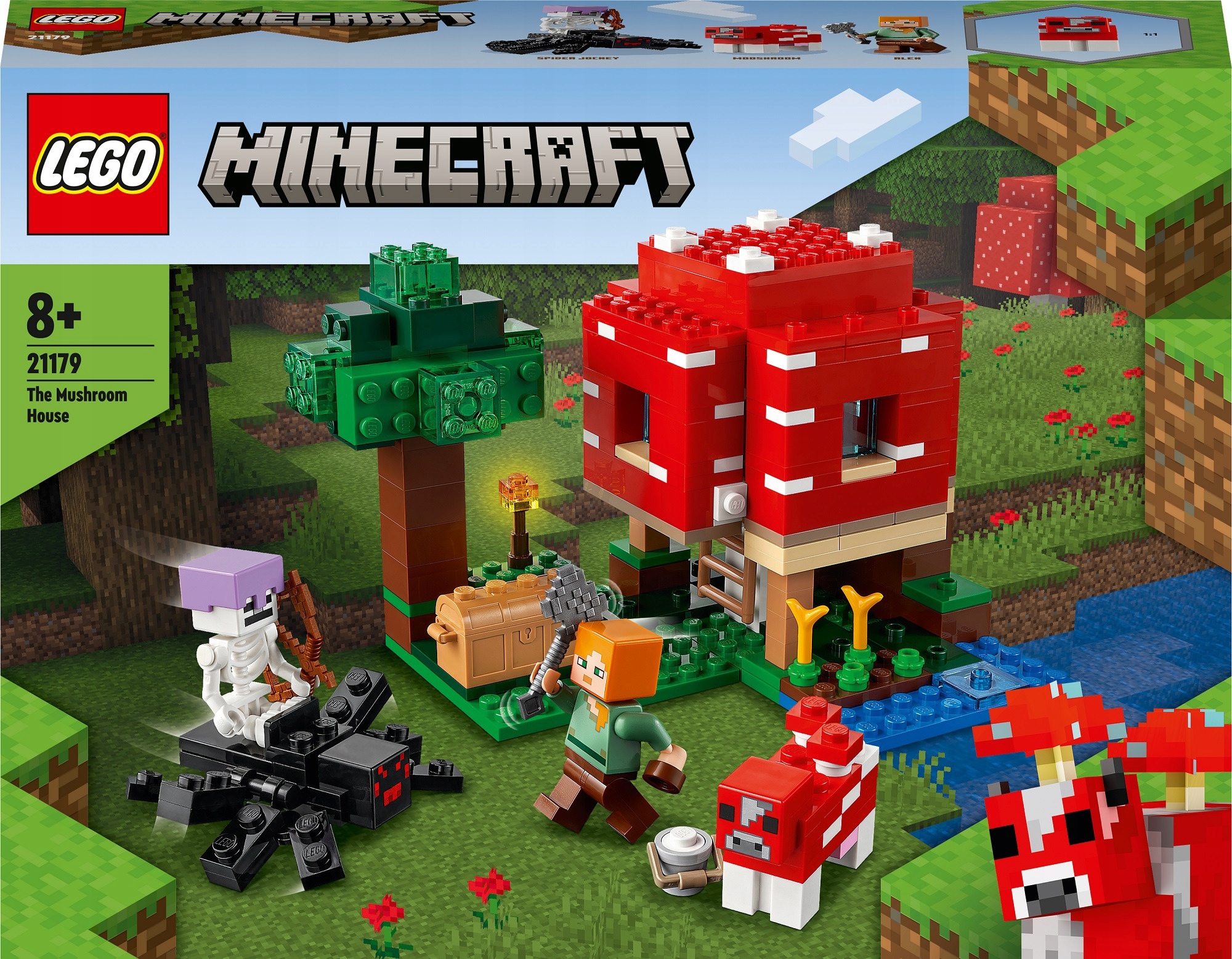 

Lego Minecraft Dom w grzybie 21179