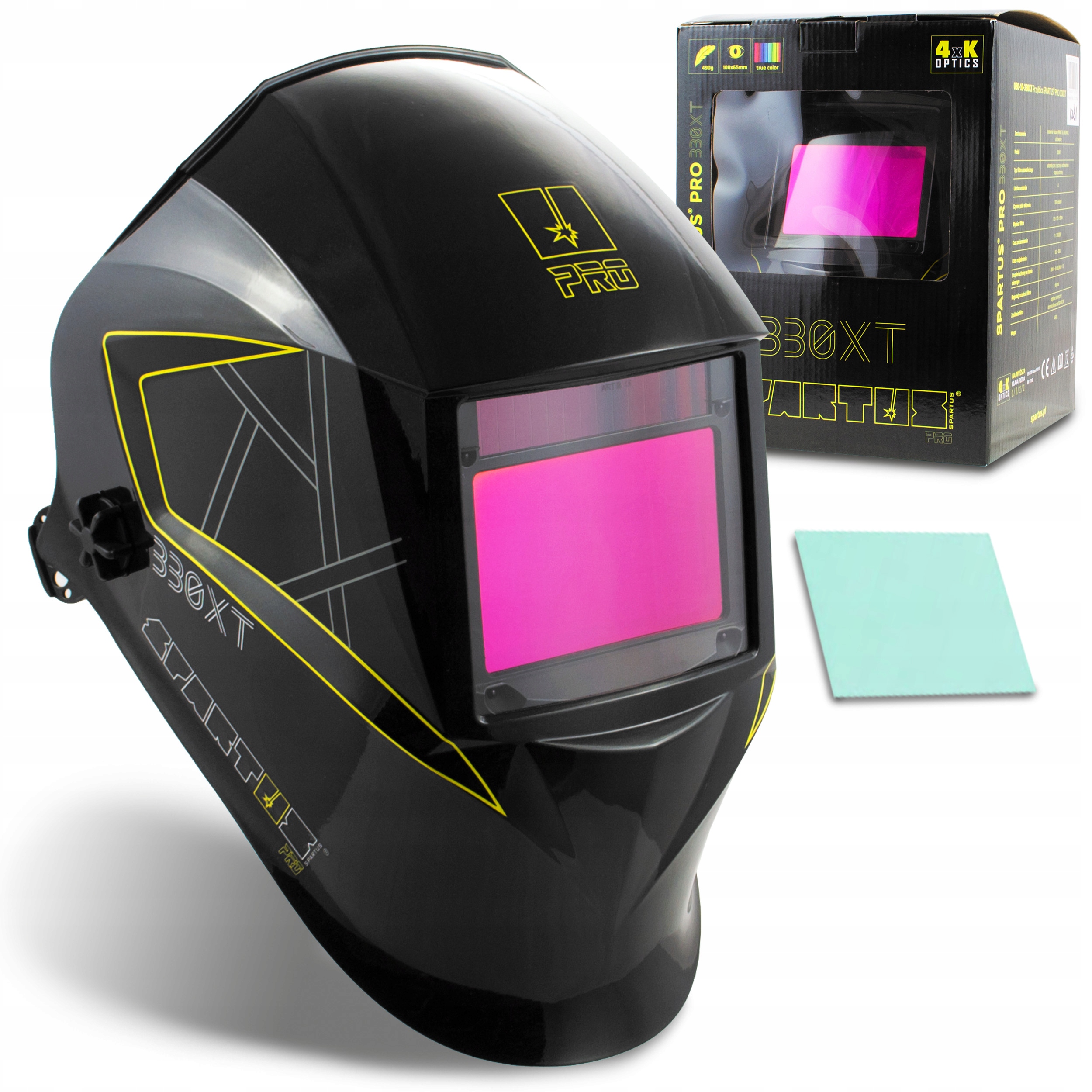 Przyłbica SPARTUS Pro 330XT (filtr true color)