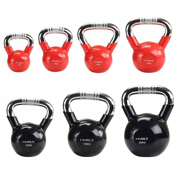 KETTLEBELL RED CHROM RADEŁKOWANY ŻELIWNY TRENINGOWY SOLIDNY 8KG HMS Kod producenta 17-64-072