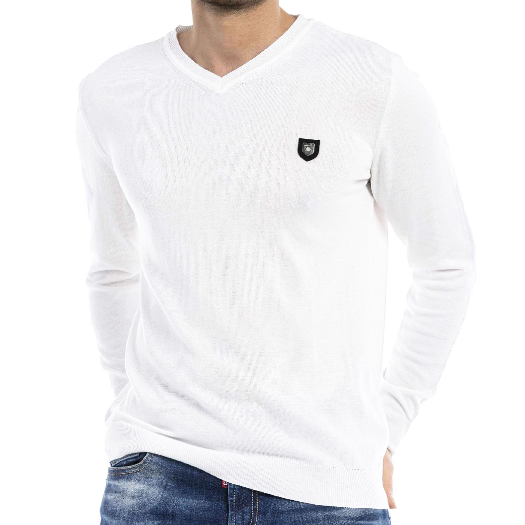 

Cipo Baxx Sweter Męski Delikatny Slim