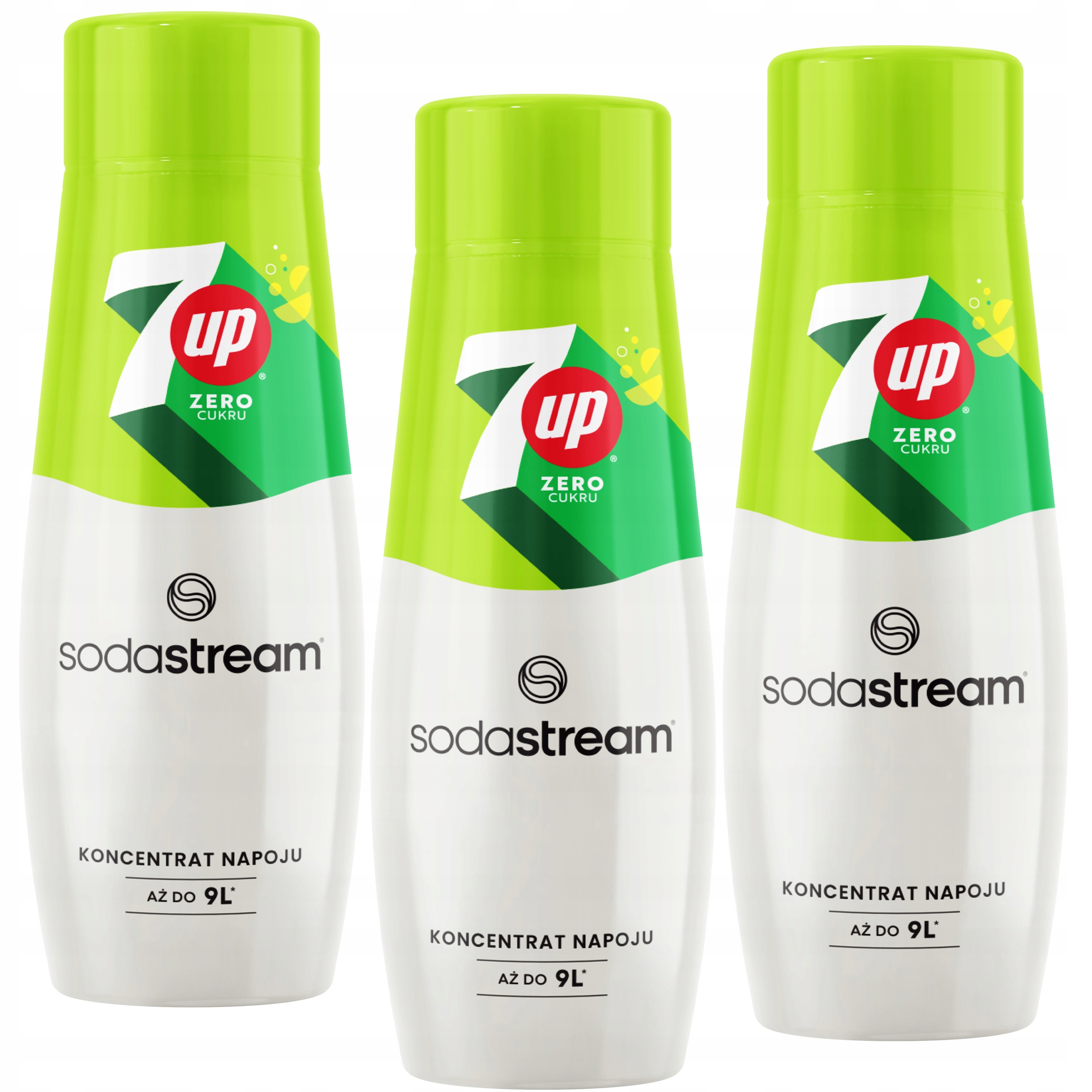 Levně Sirup do saturátoru Sodastream 0 cukru 3x 7UpFREE