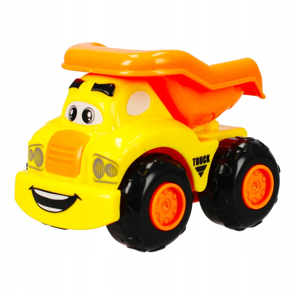 KOLOROWA KOPARKA dla DZIECI 9 cm mała MEGA CREATIVE dziecięce KOPARKI Materiał plastik