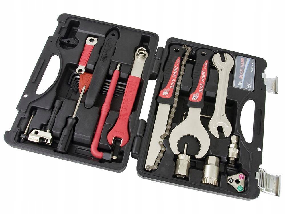 Zestaw narzędzi rowerowych w walizce Bike Hand YC-728