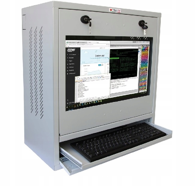 Шкаф для промышленного компьютера Techly ICRLIM10SV