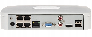 

Rejestrator Ip Dahua NVR2104-P-S3 4 porty PoE