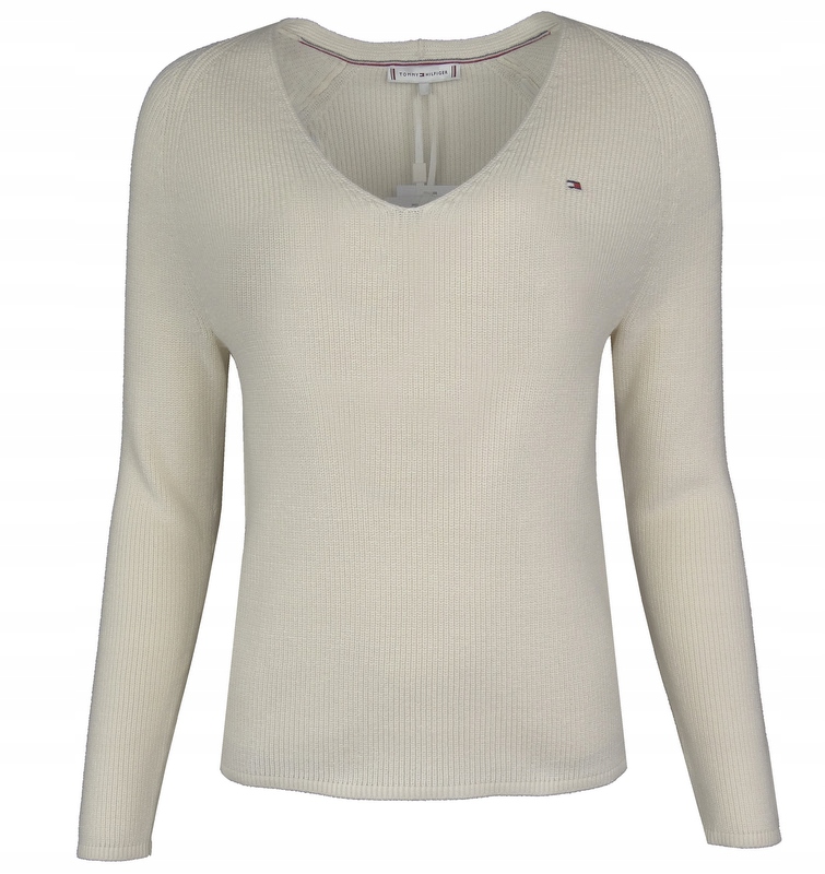 Tommy Hilfiger dámský svetr, smetanový, S