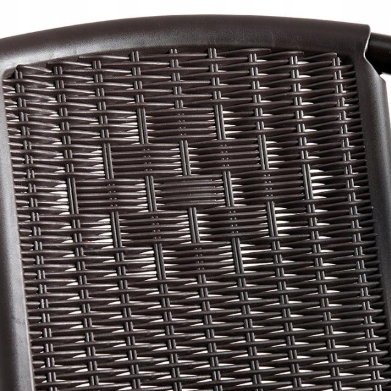 MOCNE KRZESŁO OGRODOWE METALOWE BRĄZOWE BALKONOWE TARASOWE PLASTIKOWE FOTEL Kod producenta KRZESŁO RATTANOWE NA TARAS BALKON DO OGRODU