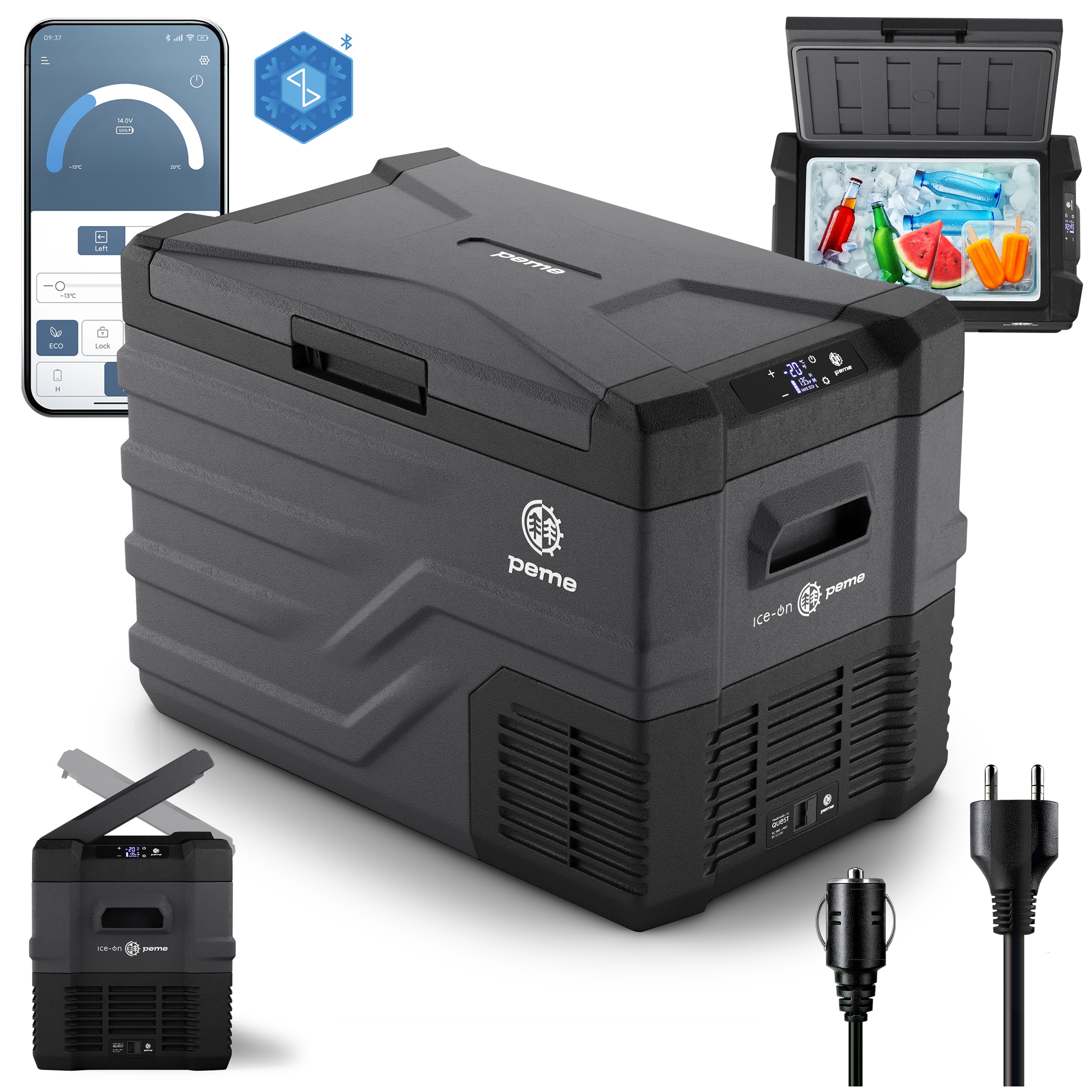 Lodówka Kompresorowa Elektryczna Zamrażarka Samochodowa Quest 40 Eco Peme