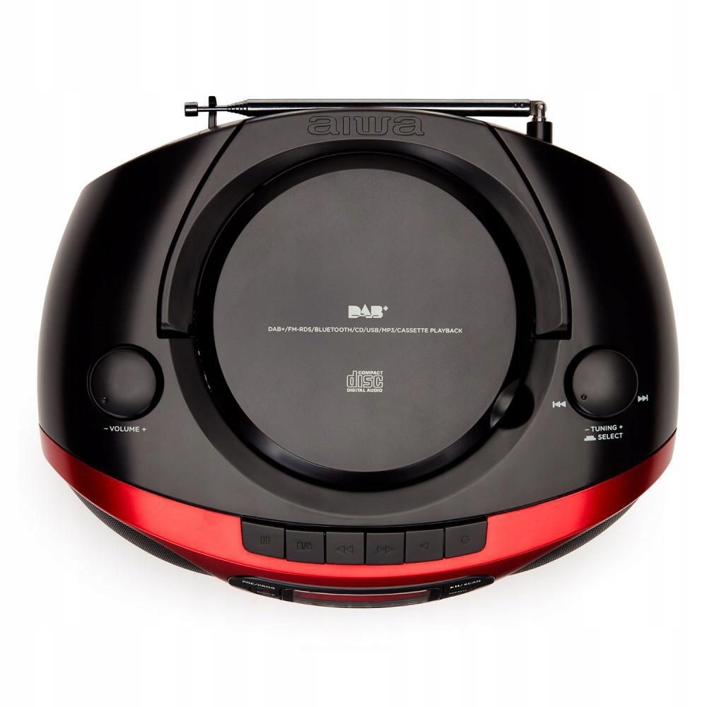 Radioodtwarzacz AIWA BBTC-660DAB/RD CD FM BT пілот Kolor czerwony