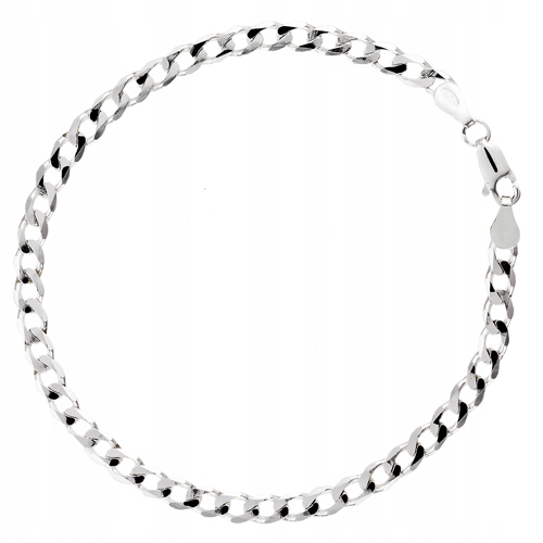 Pánský Náramek stříbrný pancíř ze Stříbra Ag 925, pevný, odolný, Jemný