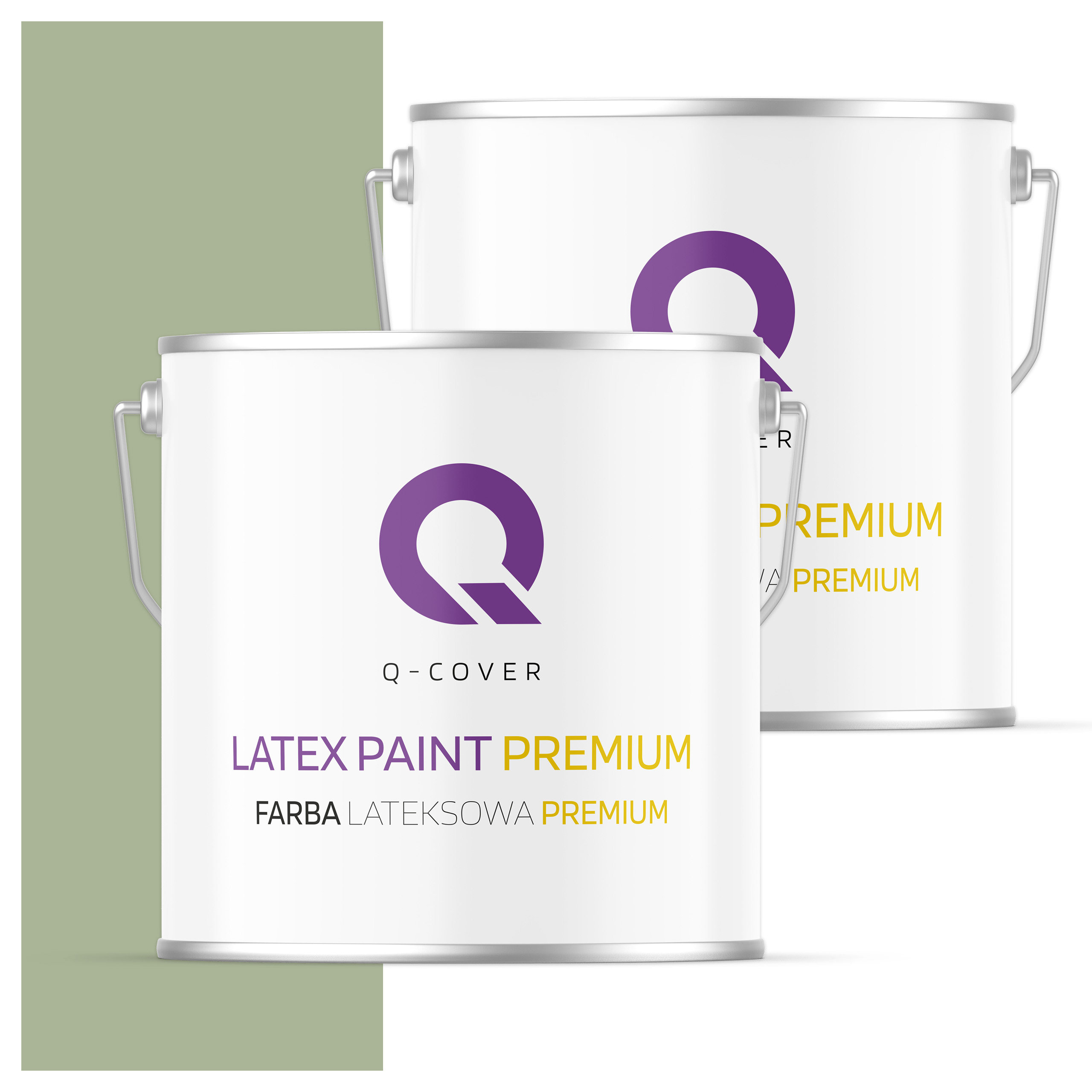 Farba odolná voči škvrnám Umývateľná na steny stropov 5L Hlboká matná zelená H2143