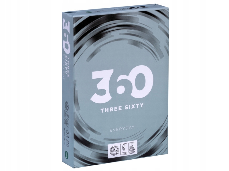 

Papier do drukarki 360 Everyday A4 500 arkuszy