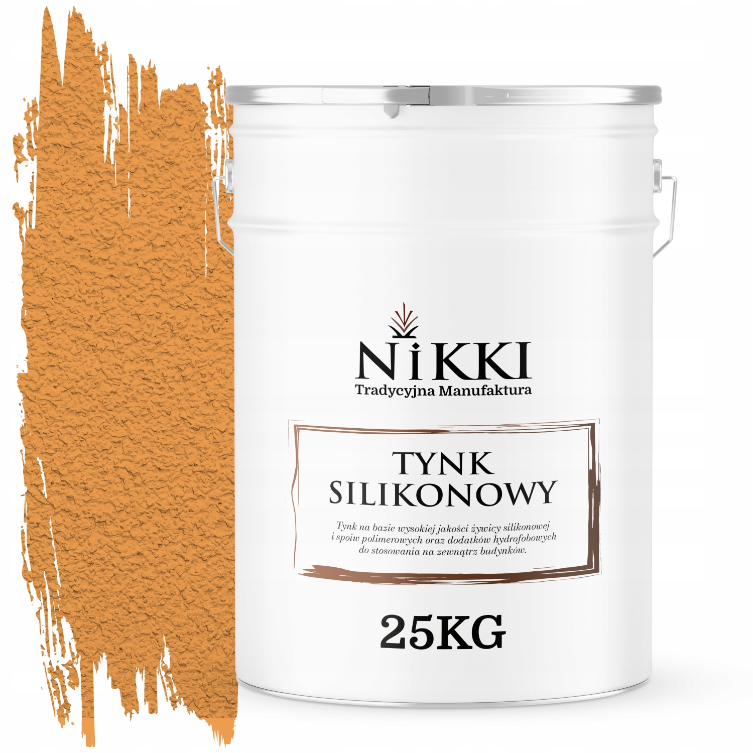 Silikónová Fasádna Omietka Oranžová F766 25KG Baranek Granulácia 2.0 mm