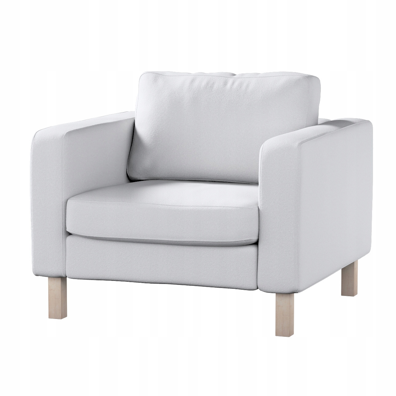 Potah na křeslo Karlstad Ikea bílá bukla