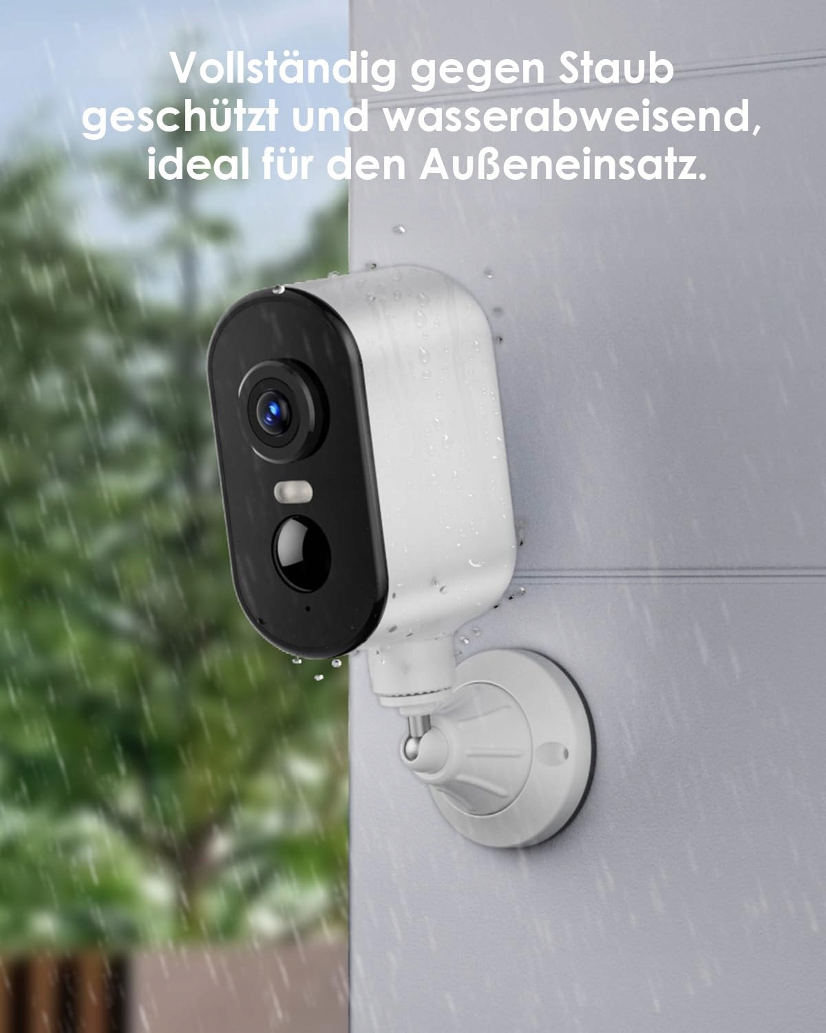 CZEVIEW Kamera 2K Zewnętrzna Bezprzewodowa IP65 Dwukierunkowe Audio — miniatura 6