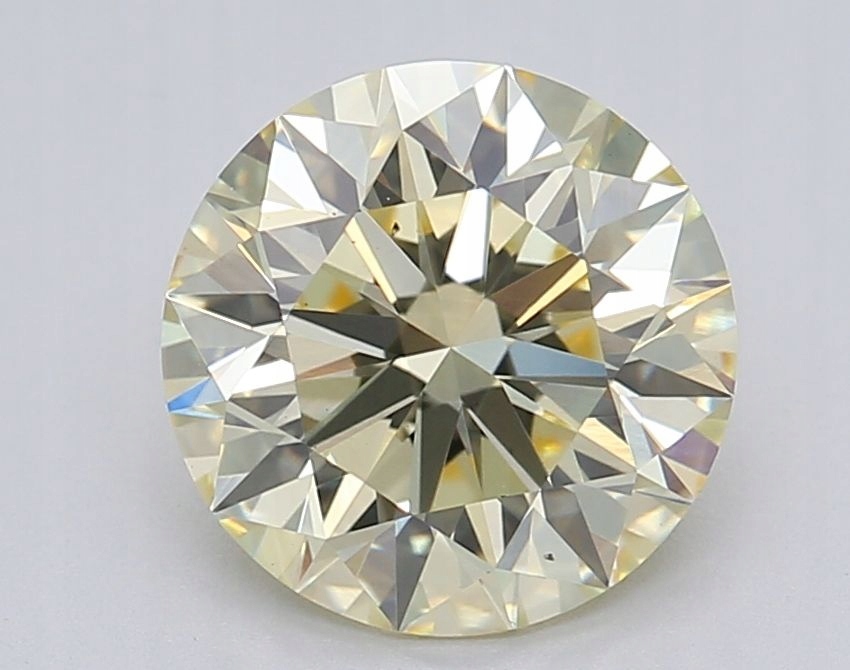 Diament laboratoryjny kolorowy 2.06ct ROUND Fancy Light Yellow VS2 (IGI)