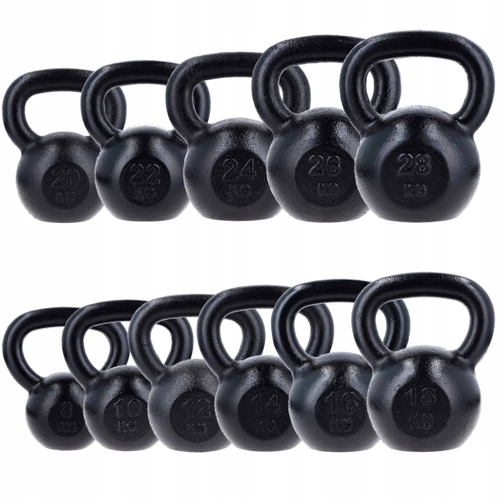 KETTLEBELL ODWAŻNIK DO ĆWICZEŃ KETTLE HANTLA HANTEL ŻELIWNY FITNESS 10KG Kod producenta BA-KCZ 10KG
