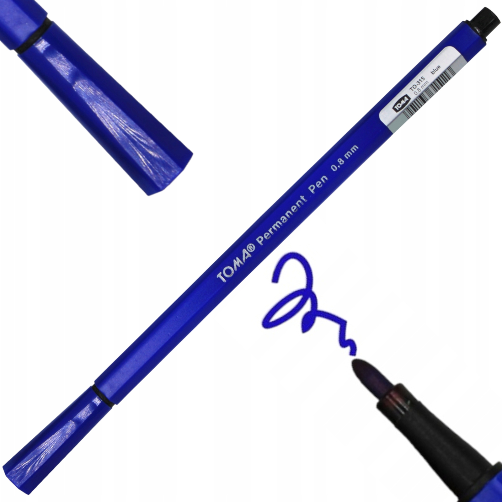 

Marker Permanentny Toma TO-315 0,8mm niebieski