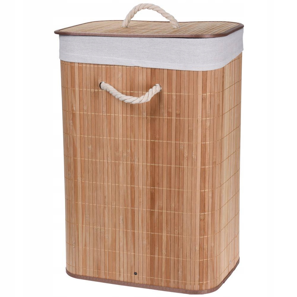  для белья бамбуковая складная корзина для белья в  .