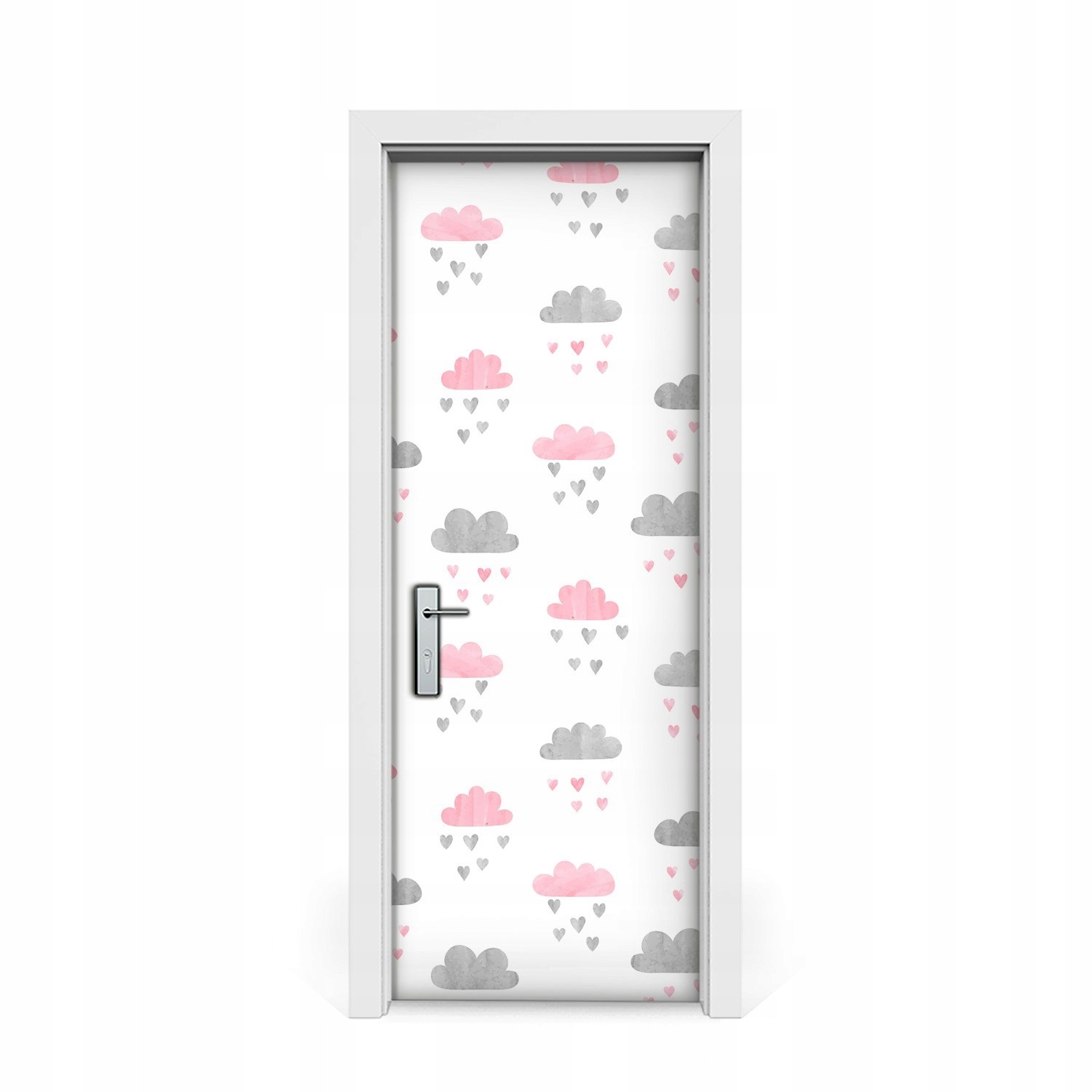 

Naklejka na drzwi Minimalistyczne chmury 75x205