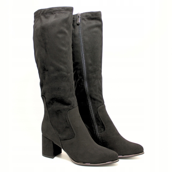 Dlouhé kozačky Marco Tozzi 25500 Černá r41