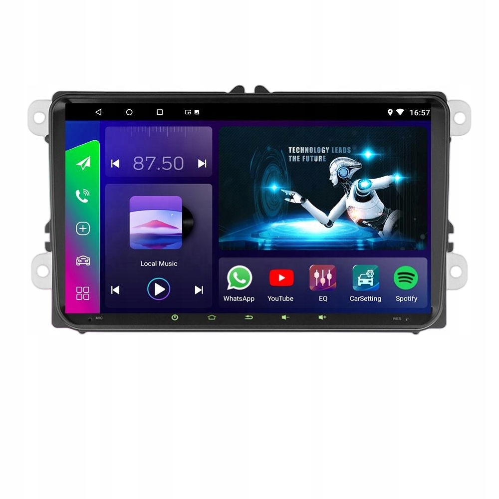 RÁDIO 2DIN ANDROID VW GOLF PASSAT B6 USB CARPLAY EAN (GTIN) 732767404387