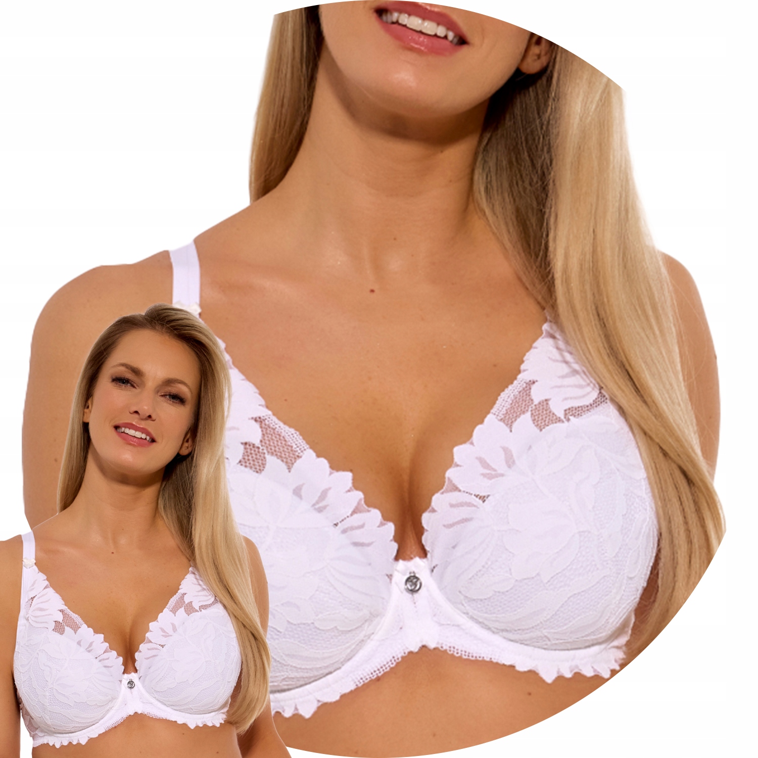 Gaia 1225 Sophia Push-up podprsenka bílá 65E